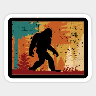 Bigfoot Retro Vintage Sasquatch Colorado Sticker